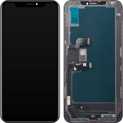 Display touchscreen JK per Apple iPhone XS Max, con cornice, versione In-Cell LCD, nero