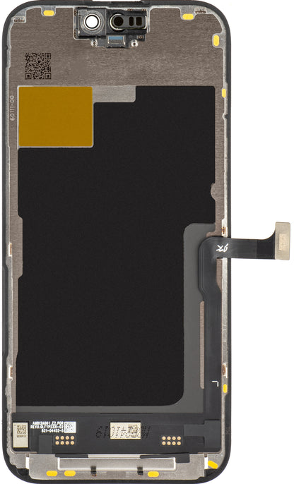 Display touchscreen JK per Apple iPhone 15 Pro, con cornice, versione In-Cell LCD, nero 