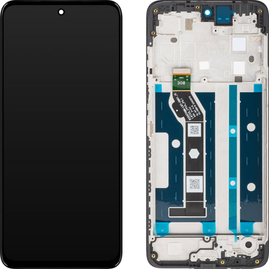 Display touchscreen Motorola Moto G15 / Moto G15 Power, con cornice, nero, Service Pack 5D68C29273 