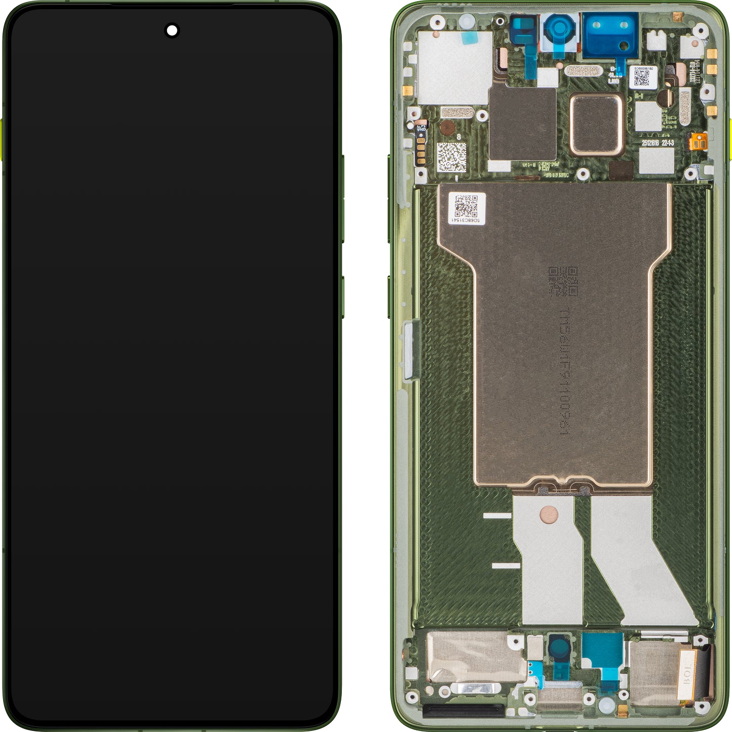 Display con Touchscreen Motorola Edge 70, con Cornice, Verde (Bronze Green), Service Pack 5D68C31543