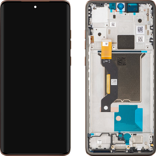 Display con Touchscreen Motorola Edge 60 Fusion, con Cornice, Marrone (Mocha Mousse), Service Pack 5D68C30578