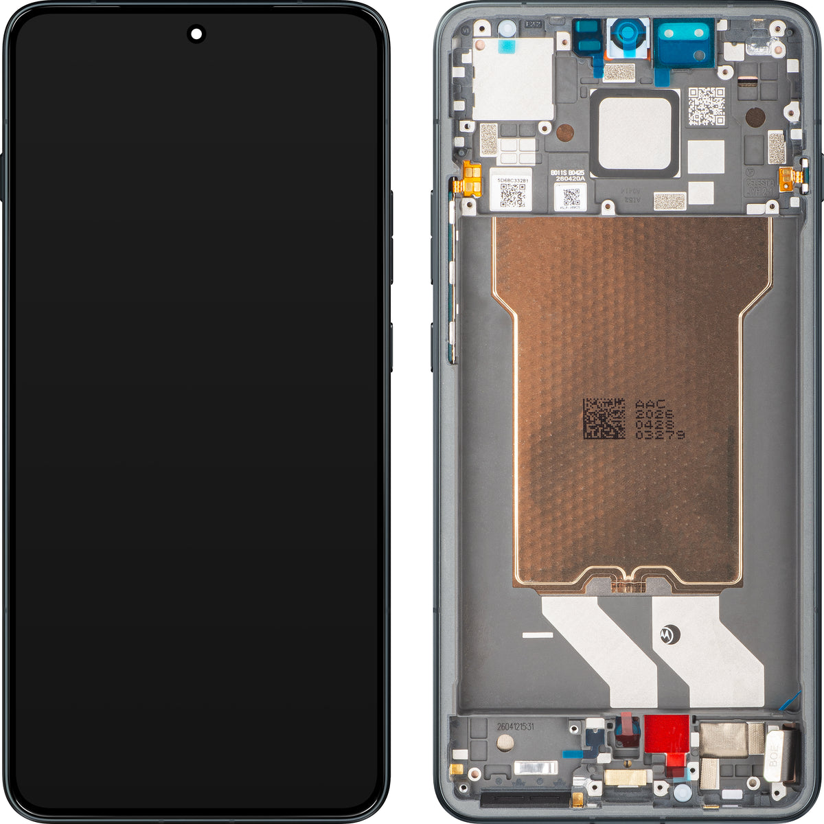 Display con Touchscreen Motorola Edge 70 Max, con Cornice, Nero (Pantone Dark Shadow) 5D68C33281