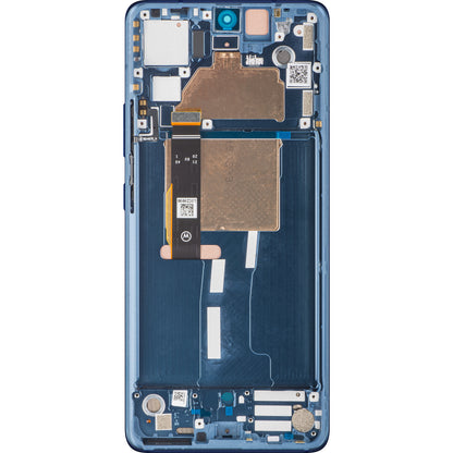 Display touchscreen Motorola Edge 30 Fusion, con cornice, blu (Neptune Blue), Service Pack 5D68C21538