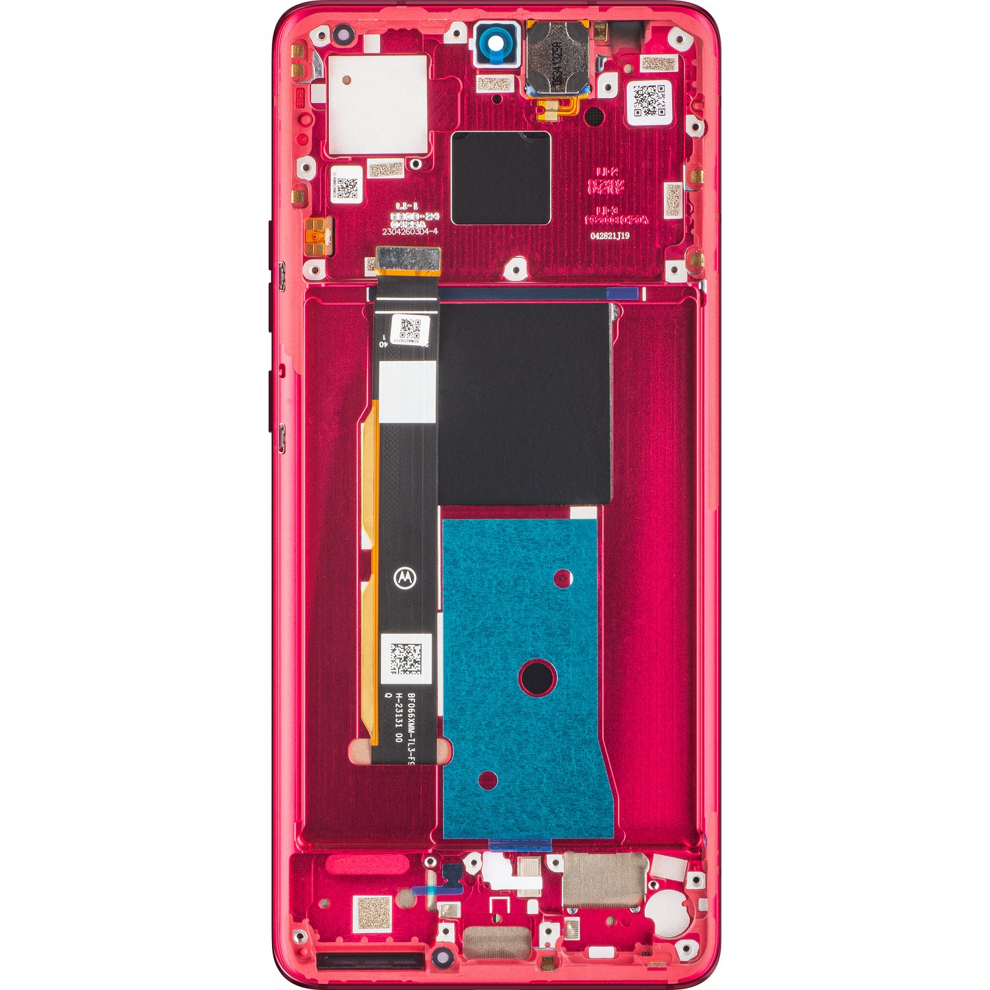 Display touchscreen Motorola Edge 40, con cornice, rosso (Viva Magenta), Service Pack 5D68C22712 