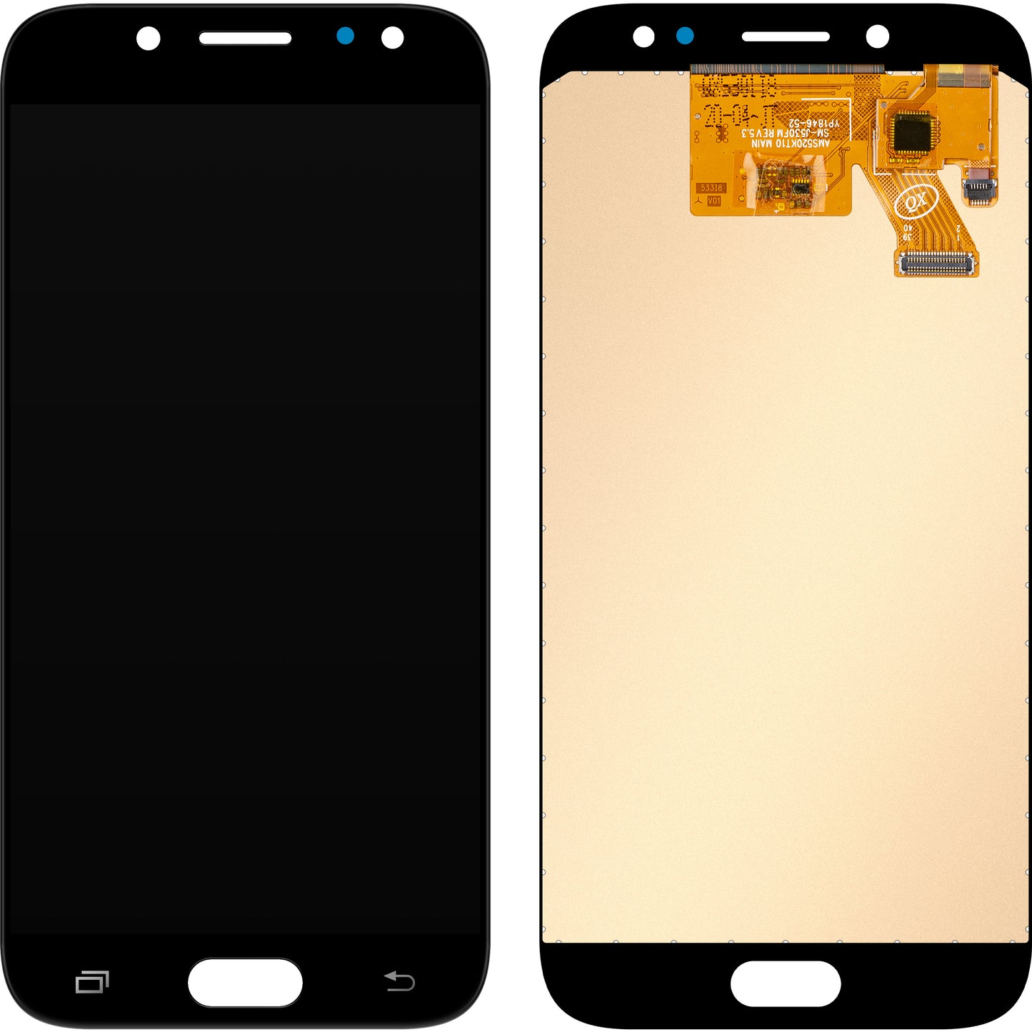 Display con Touchscreen MP compatibile con Samsung Galaxy J5 (2017) J530, Nero