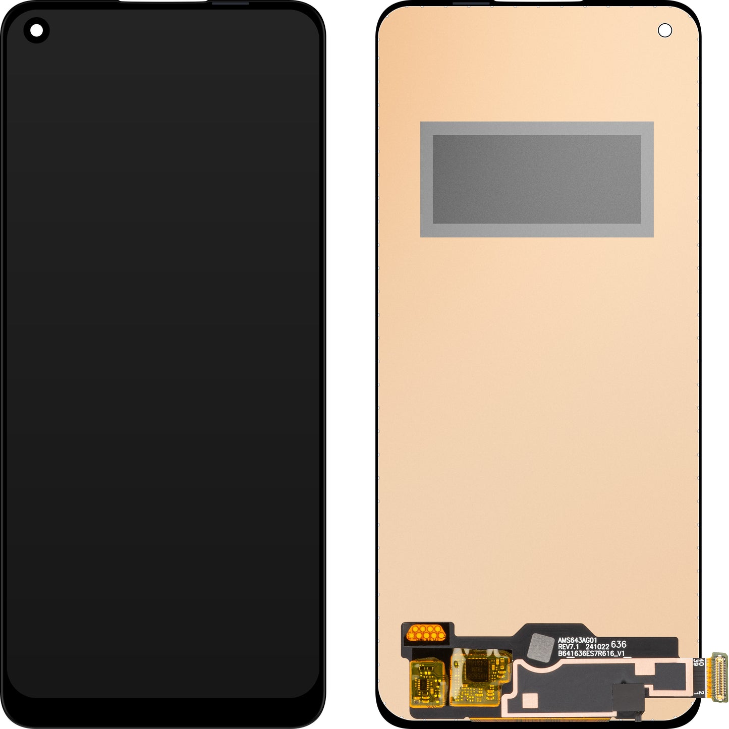 Display con Touchscreen MP compatibile con Realme 9 Pro+