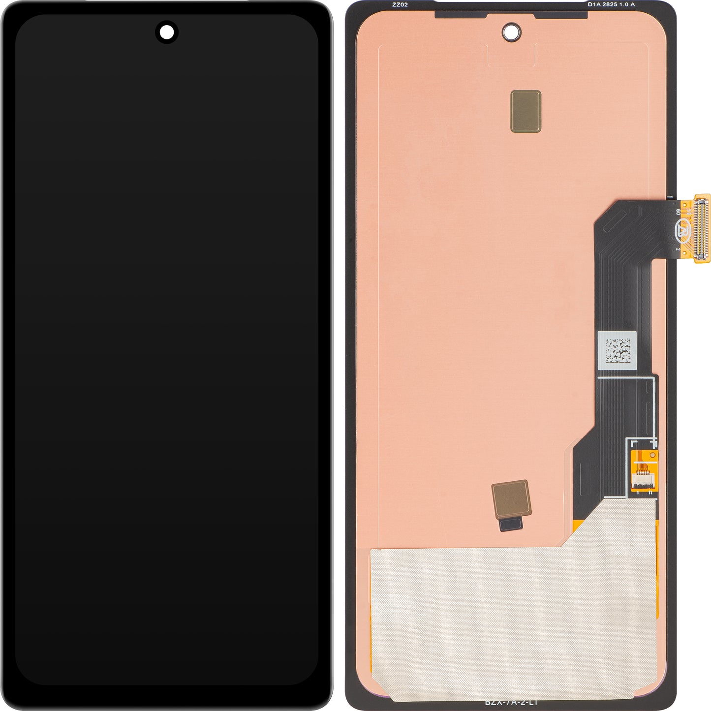 Display con Touchscreen MP compatibile con Google Pixel 7a, Versione OLED, Nero