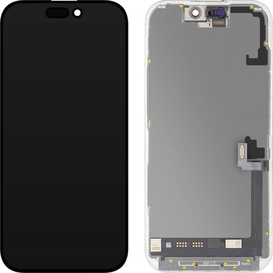 Display con Touchscreen MP compatibile con Apple iPhone 17, con Cornice, Versione Software OLED FHD 120Hz Diagnostica, Nero