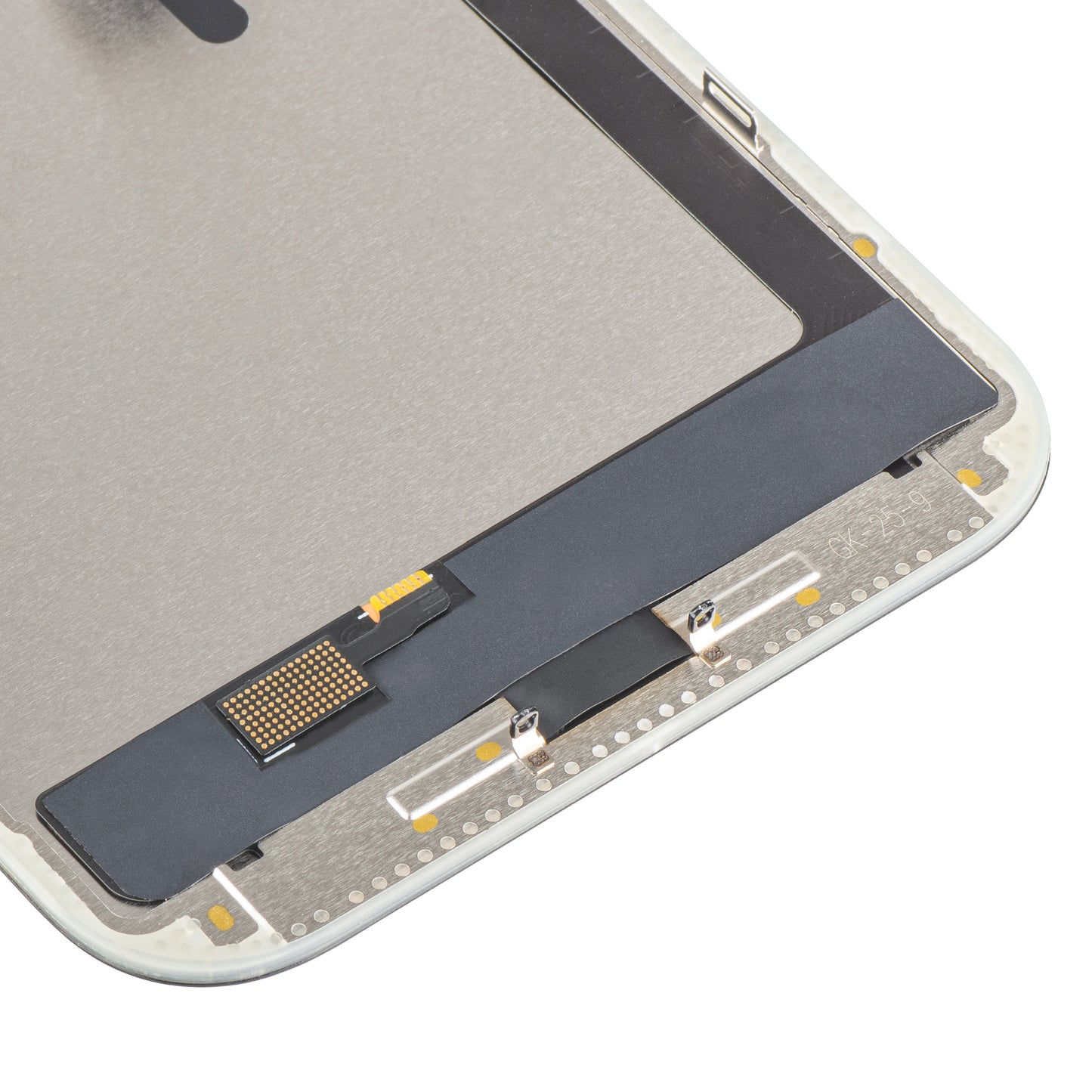 Display con Touchscreen MP compatibile con Apple iPhone 16 Pro Max, con Cornice, Versione OLED FHD IC Movable, Nero, Swap