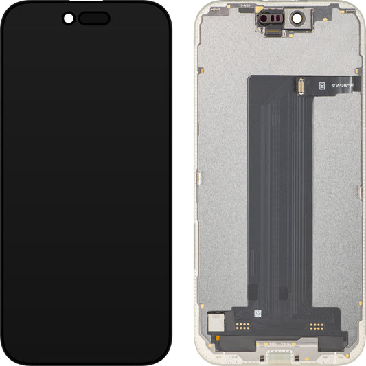 Display con Touchscreen MP compatibile con Apple iPhone 17 Air, con Cornice, Versione Software OLED FHD 120Hz Diagnostica, Nero