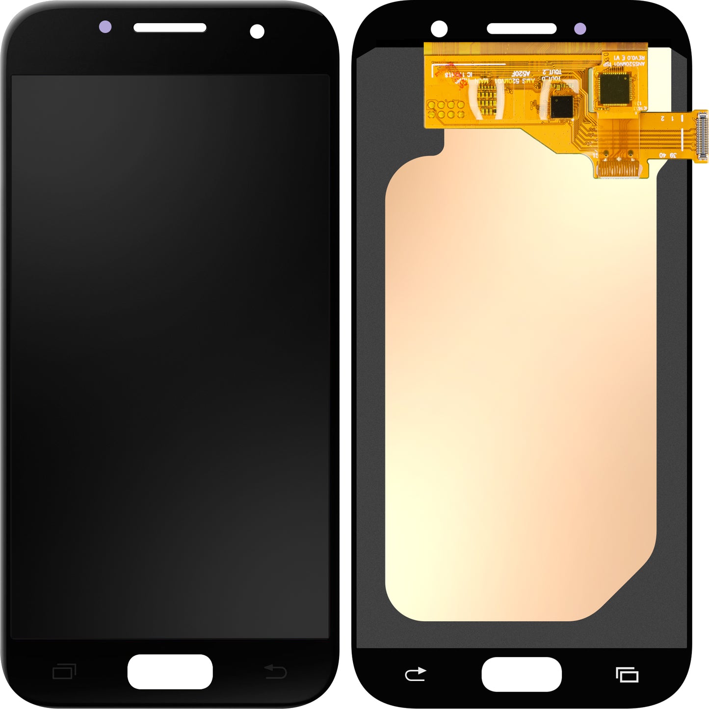 Display con Touchscreen MP compatibile con Samsung Galaxy A5 (2017) A520, Versione OLED