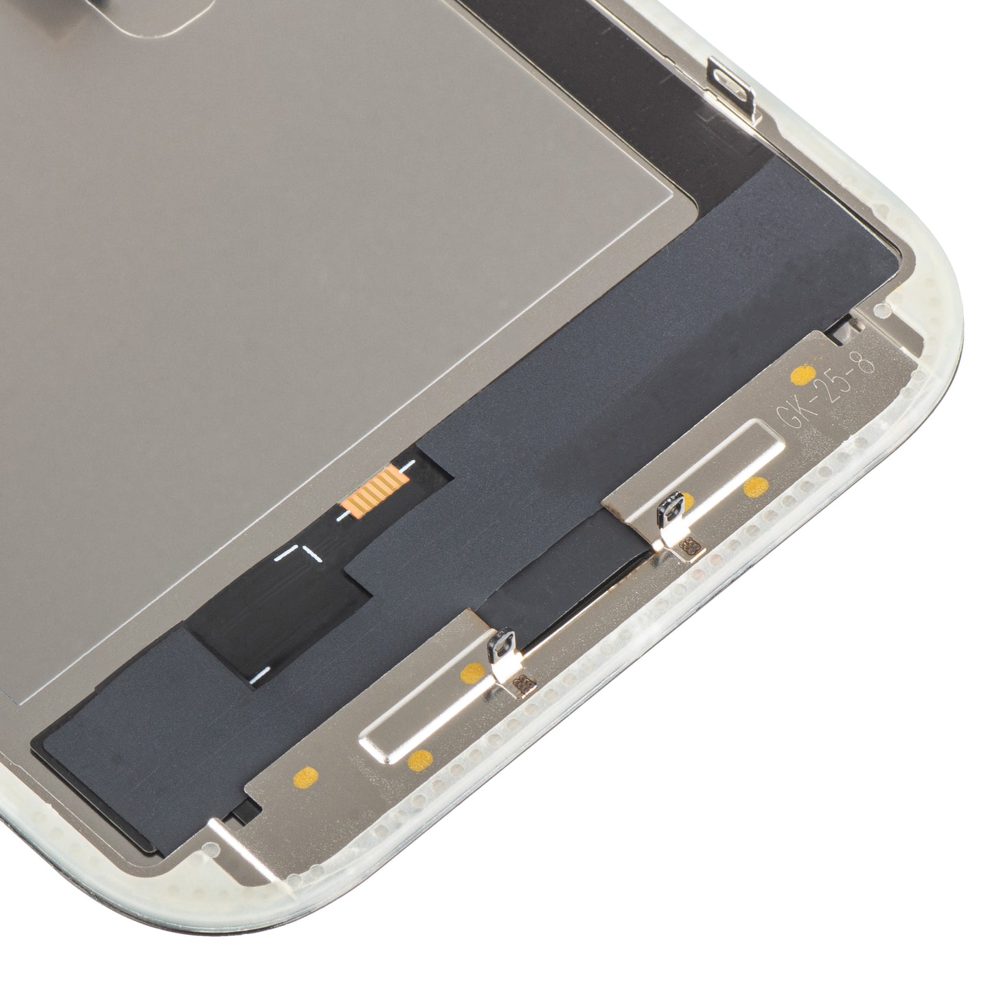 Display con Touchscreen MP compatibile con Apple iPhone 16 Pro, con Cornice, Versione OLED FHD IC Movable, Nero
