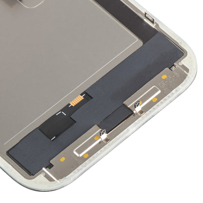 Display con Touchscreen MP compatibile con Apple iPhone 16 Pro, con Cornice, Versione OLED FHD IC Movable, Nero