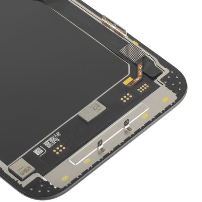 Display con Touchscreen MP compatibile con Apple iPhone 13 Pro Max, con Cornice, Versione Soft OLED IC Movable 120Hz FHD, Nero
