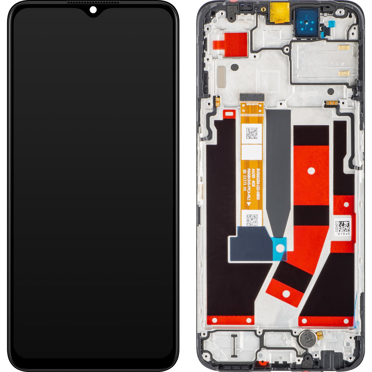 Display con Touchscreen Oppo A77 5G, con Cornice, Nero, Ricondizionato 4130192