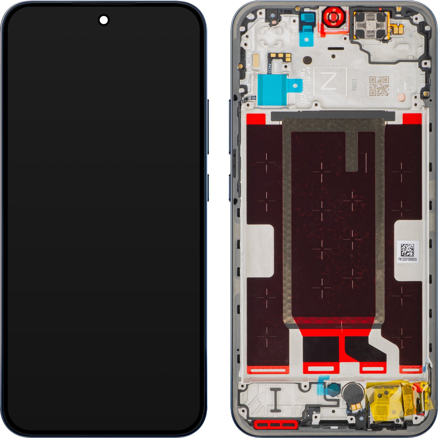 Display con Touchscreen Oppo Reno15 F, con Cornice, Blu Notte (Twilight Blue), Service Pack 621029000800