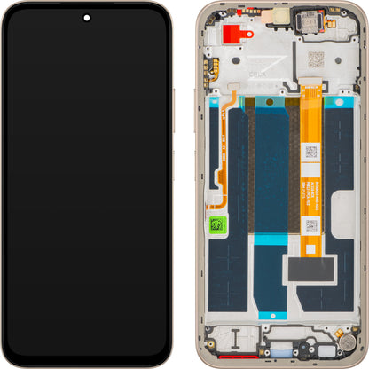 Display con Touchscreen Oppo A6, con Cornice, Dorato (Aurora Gold), Service Pack 621029000760
