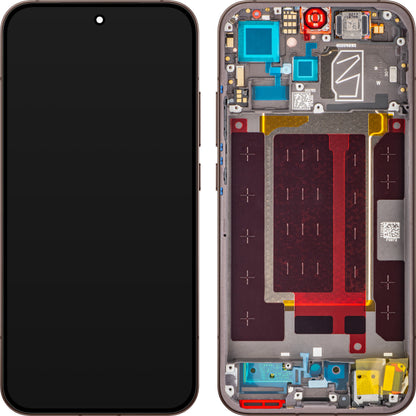 Display con Touchscreen Oppo Reno15 Pro Mini / Reno15 Pro, con Cornice, Marrone (Dusk Brown /Cocoa Brown), Service Pack 621029000774