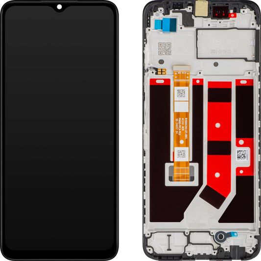 Display con Touchscreen Oppo A18 / A38, con Cornice, Nero, Ricondizionato 621029000099