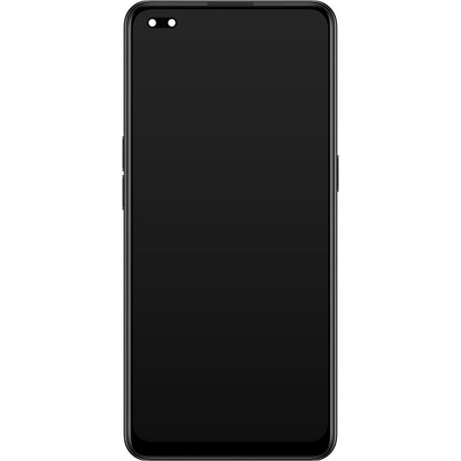 Display con schermo tattile Oppo Reno4 5G, con cornice, Space Black, Service Pack 4904705