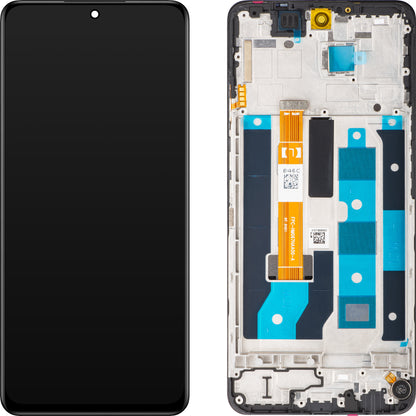 Display touchscreen Realme 12x, con cornice, nero incandescente, Service Pack 621029000186 