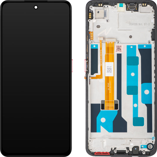 Display con Touchscreen Realme C75, con Cornice, Rosso, Service Pack 621029000457