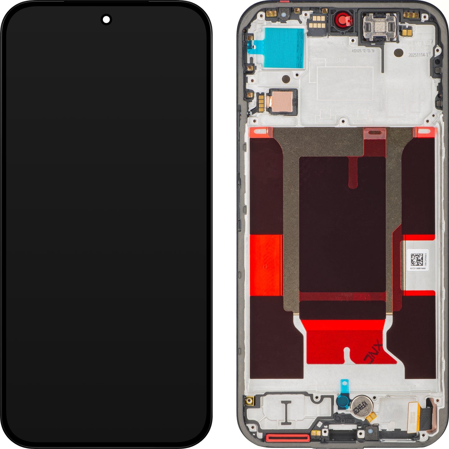Display con Touchscreen Realme 16 Pro, con Cornice, Nero, Service Pack 621029000809