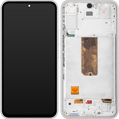 Display touchscreen Samsung Galaxy A54 A546, con cornice, bianco, Service Pack GH82-31231B