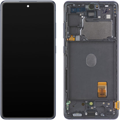 Display con Touchscreen Samsung Galaxy S20 FE 5G G781, con Cornice, Blu scuro, Swap GH82-24214A