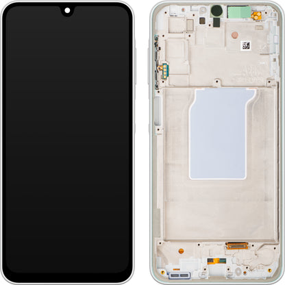 Display con Touchscreen Samsung Galaxy A26 A266, con Cornice, Bianco, Service Pack GH82-37049B
