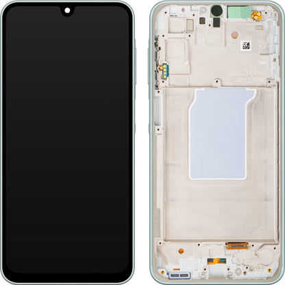 Display con Touchscreen Samsung Galaxy A26 A266, con Cornice, Verde, Service Pack GH82-37049C