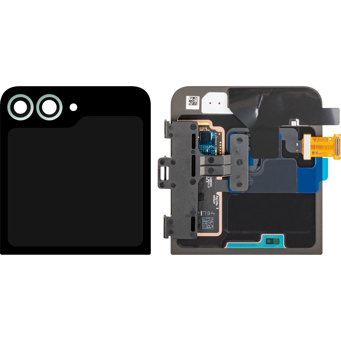Display con Touchscreen Samsung Galaxy Z Flip6 F741, Sub Outer, Verde (Mint), Service Pack GH97-30012D
