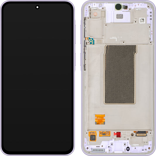 Display con Touchscreen Samsung Galaxy A37 5G, con Cornice, Viola (Light Violet), Service Pack GH82-39232D