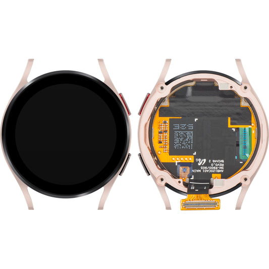 Display con Touchscreen Samsung Galaxy Watch FE, con Cornice, Versione BT, Rosa Oro, Service Pack GH97-30050D