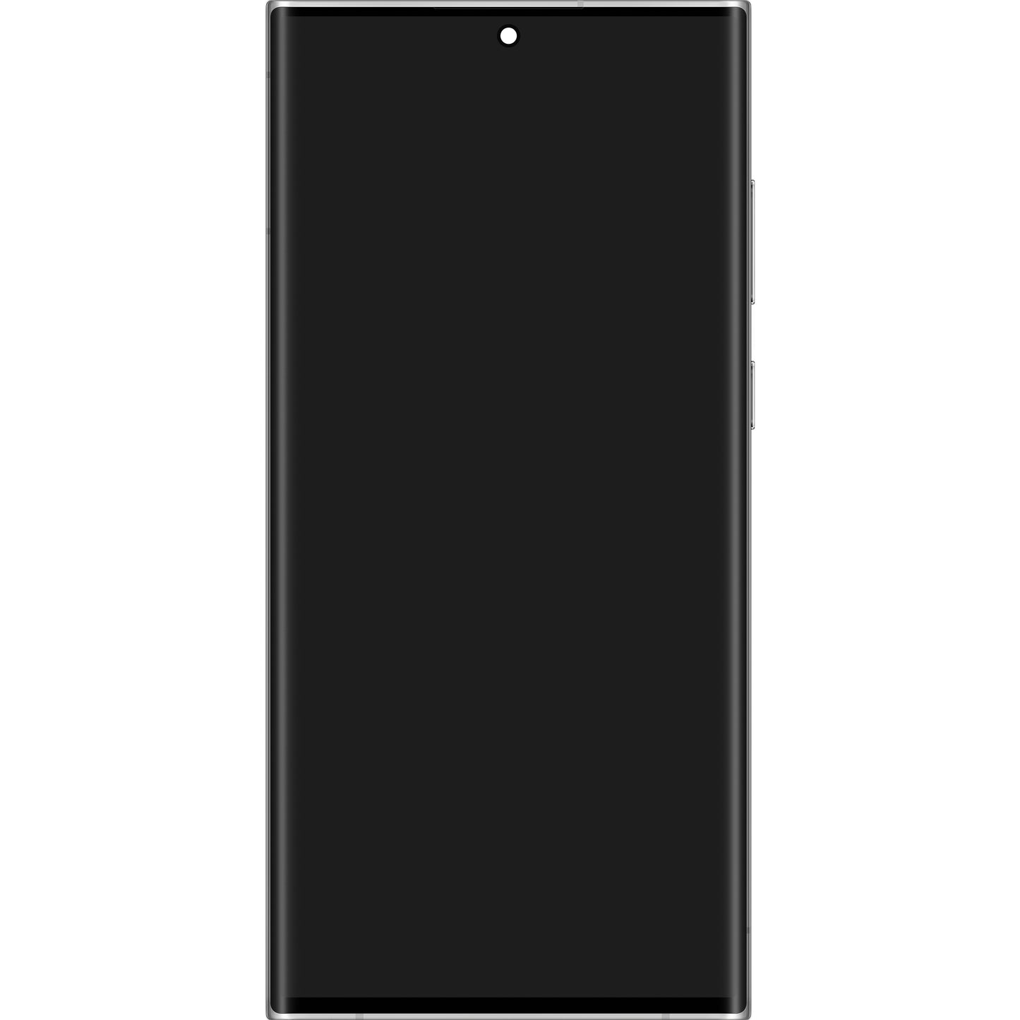 Display touchscreen Samsung Galaxy S22 Ultra 5G S908, con cornice, bianco, Service Pack GH82-27488C