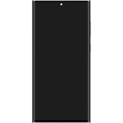 Display touchscreen Samsung Galaxy S22 Ultra 5G S908, con cornice, bianco, Service Pack GH82-27488C