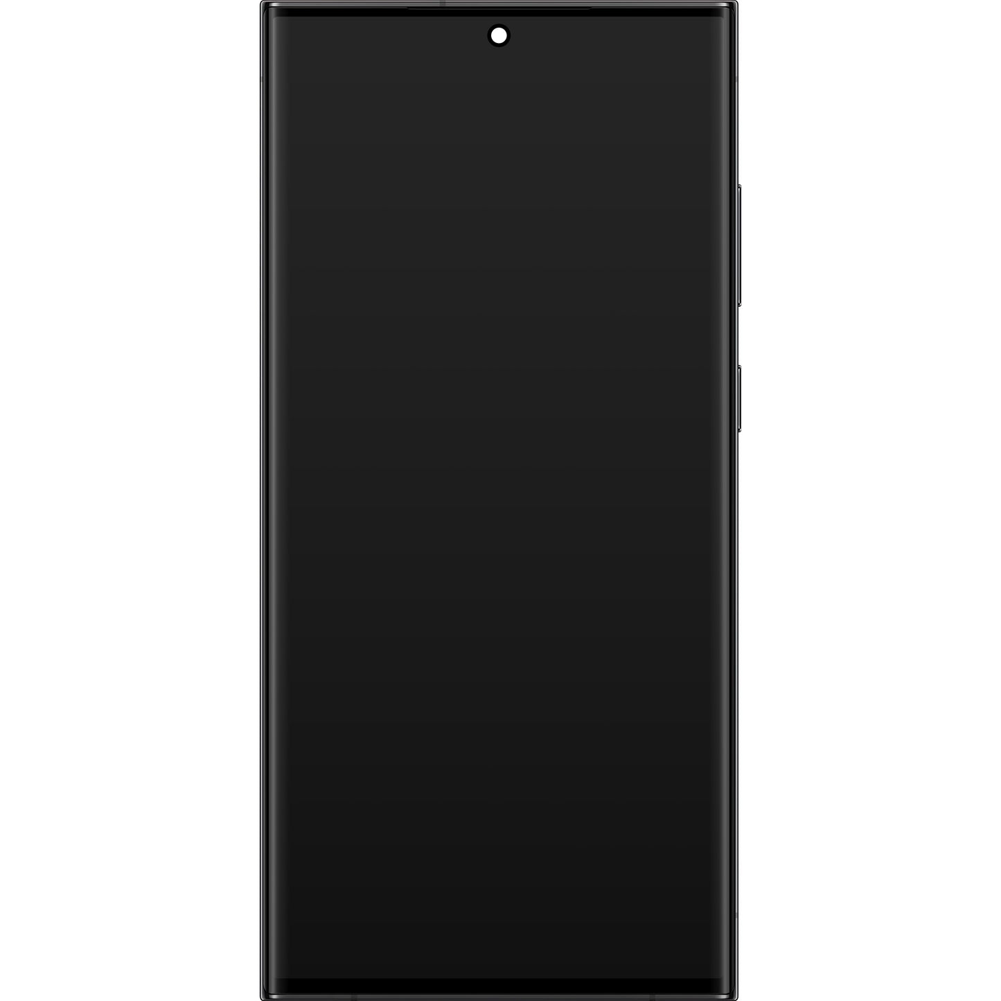 Display touchscreen Samsung Galaxy S23 Ultra S918, con cornice, nero (Phantom Black), Service Pack GH82-30466A