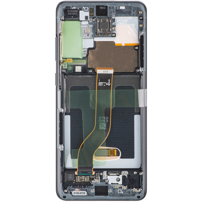 Display touchscreen Samsung Galaxy S20+ 5G G986 / S20+ G985, con cornice, nero, Service Pack GH82-31441A 