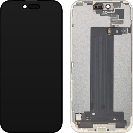 Display con Touchscreen e Sensore di Prossimità Luce MP compatibile con Apple iPhone 17 Air, con Cornice, Versione Software OLED FHD 120Hz Diagnostica, Nero
