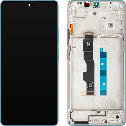 Display con Touchscreen Xiaomi Redmi Note 13 5G, con Cornice, Blu (Ocean Teal), Service Pack 5600030N1700