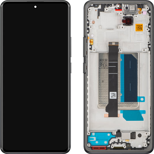 Display con Touchscreen Xiaomi Redmi Note 14 Pro+ 5G, con Cornice, Nero (Midnight Black), Service Pack 5600190O16U00