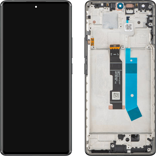 Display con Touchscreen Xiaomi Redmi Note 14 Pro 4G, con Cornice, Nero (Midnight Black), Service Pack 560003000O600