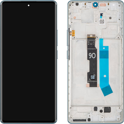 Display con Touchscreen Xiaomi Redmi Note 14 Pro 4G, con Cornice, Blu (Ocean Blue), Service Pack 560001000O600