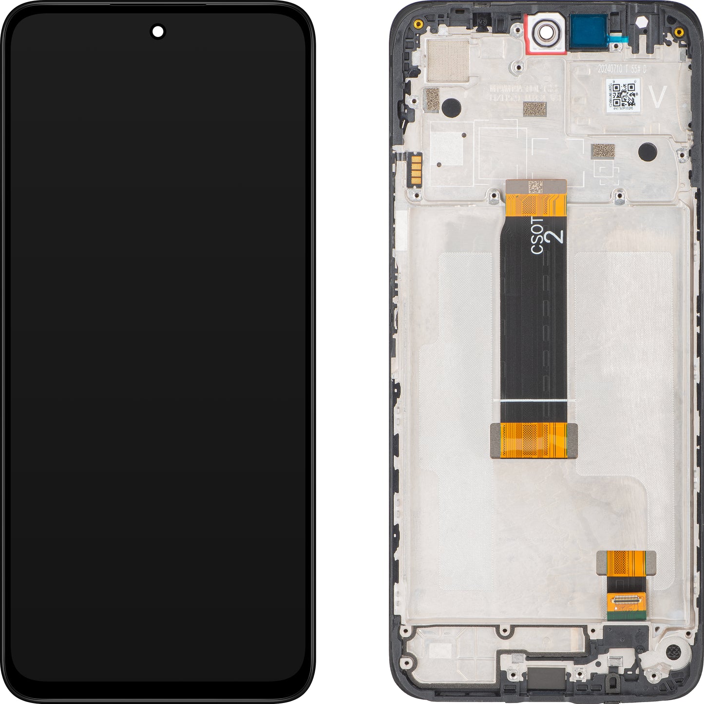 Display con Touchscreen Xiaomi Redmi 12 5G, con Cornice, Nero, Service Pack 5600180M1900