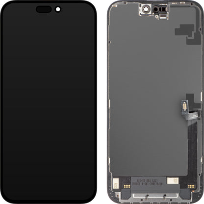 Display con Touchscreen ZY per Apple iPhone 16 Plus, con Cornice, Versione LCD In-Cell, Nero
