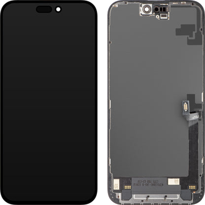 Display con Touchscreen ZY per Apple iPhone 16 Plus, con Cornice, Versione LCD In-Cell IC Movable, Nero