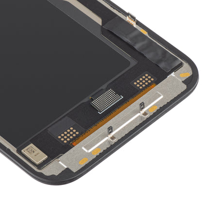 Display touchscreen ZY per iPhone 15 Pro di Apple, con cornice, versione LCD mobile IC In-Cell, nero 