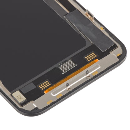 ZY Display touchscreen per Apple iPhone 15 Pro Max, con cornice, versione LCD mobile IC In-Cell, nero 