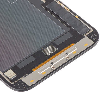 ZY Display touchscreen per Apple iPhone 14 Pro Max, con cornice, versione LCD mobile IC In-Cell, nero 