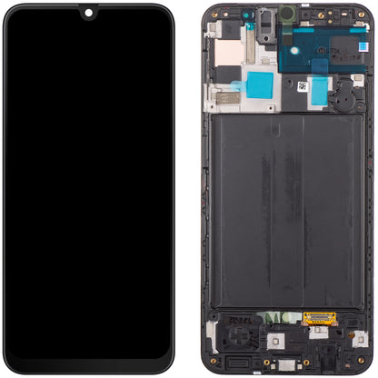 Display touchscreen Samsung Galaxy A50 A505, con cornice, nero, Service Pack GH82-19204A